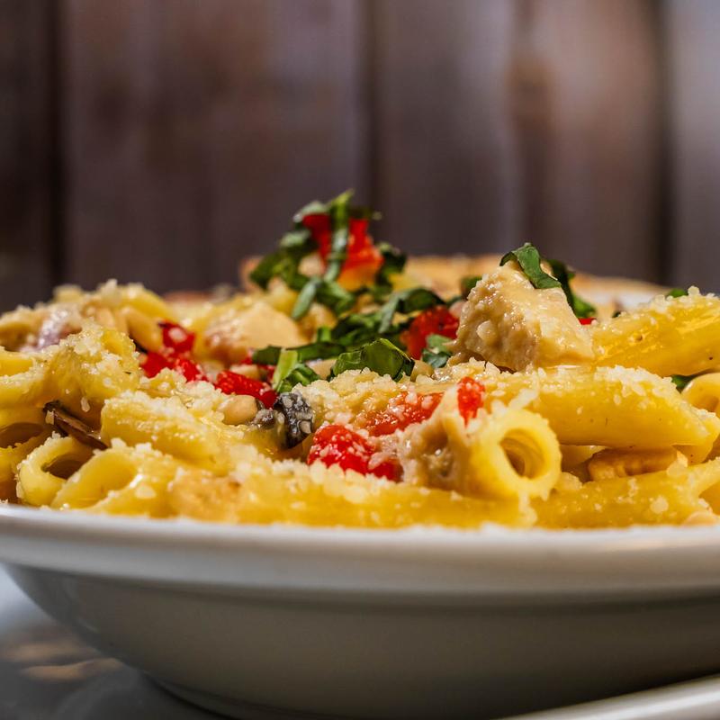 Chicken portobello pasta