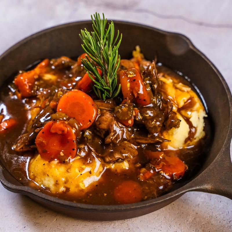 Traditional Dutch oven pot roast